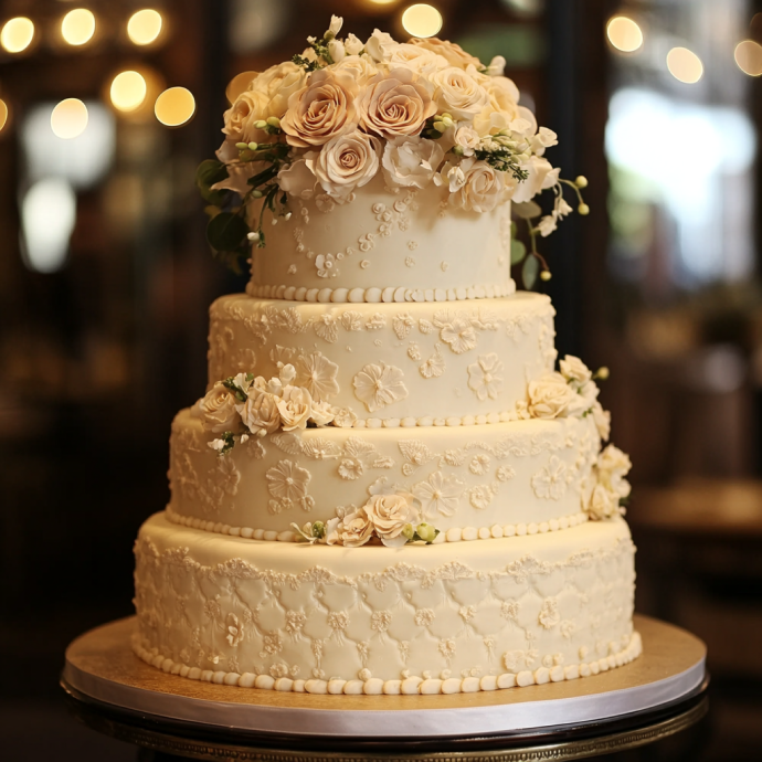 A wedding cake for Rory and Fiona